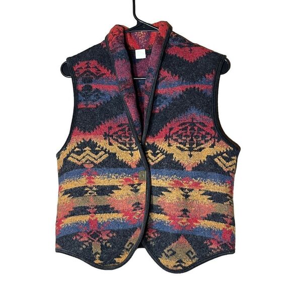 Vintage Nomadic Traders Button Front Western Southwestern Festival Vest - Picture 1 of 6